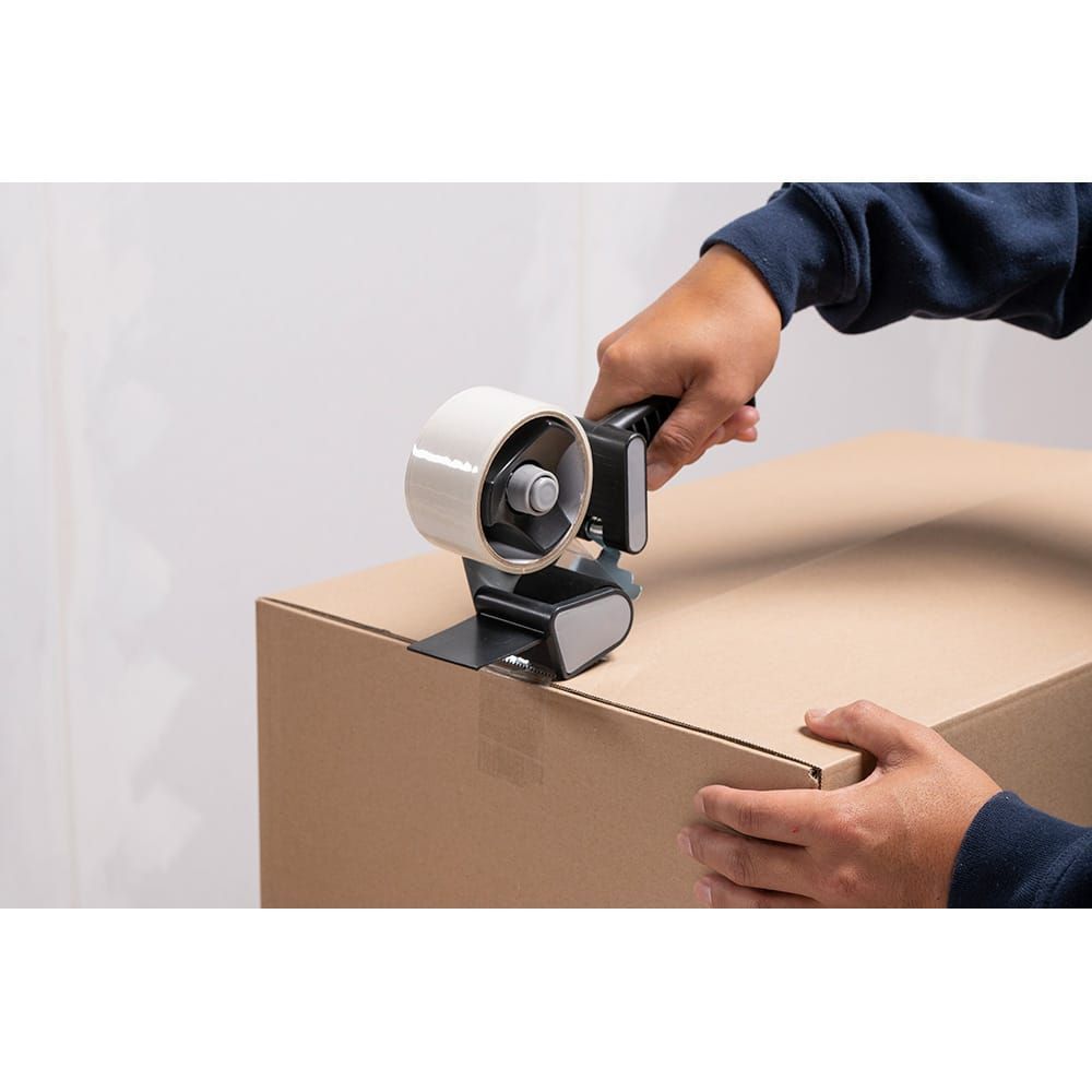 DISPENSADOR CINTA DE EMBALAJE + 2 ROLLOS 48 mm x 15 m gallery 1