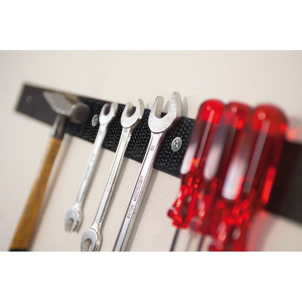 CINTA DE GANCHO Y BUCLE ADHESIVA NEGRA 20 mm x 25 m gallery 4