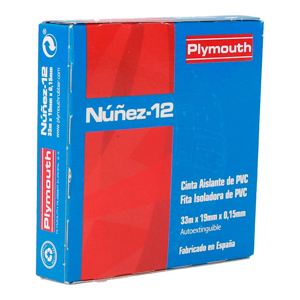 CINTA AISLANTE ELÉCTRICA PROFESIONAL PVC ALTA ADHESIÓN 19 mm x 33 m AZUL gallery 0