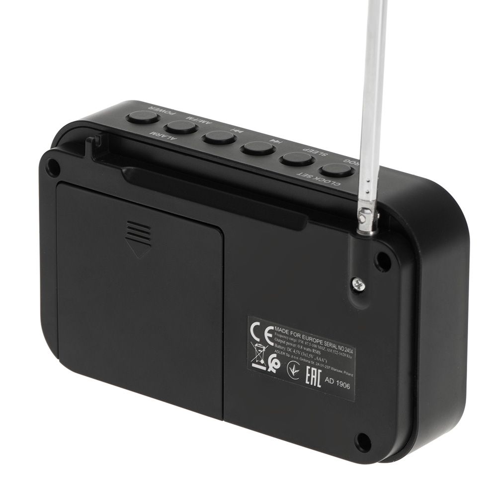 RADIO DIGITAL PLL AM/FM AD 1906, 12,5 x 3 x 7,5 cm gallery 5