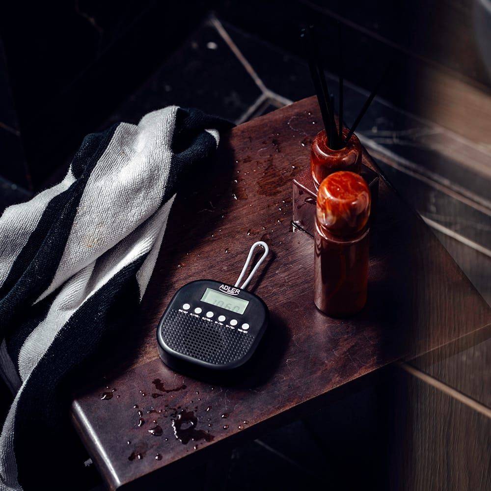 RADIO FM RESISTENTE AL AGUA IPX4 AD 1912, 9 x 9 x 2,5 cm gallery 5