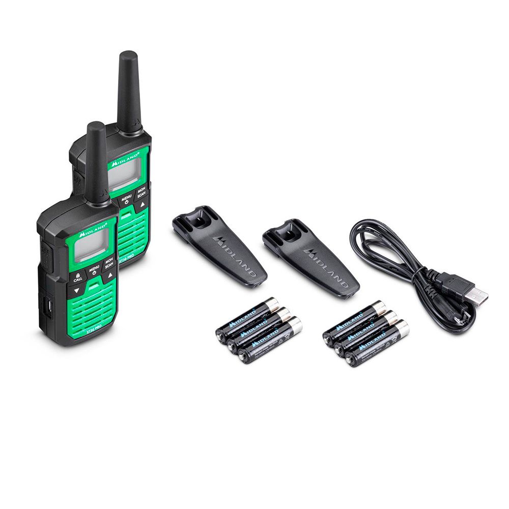 WALKIETALKIES XT-30 PRO C1463, 16 CANALES PMR446, VERDES gallery 0