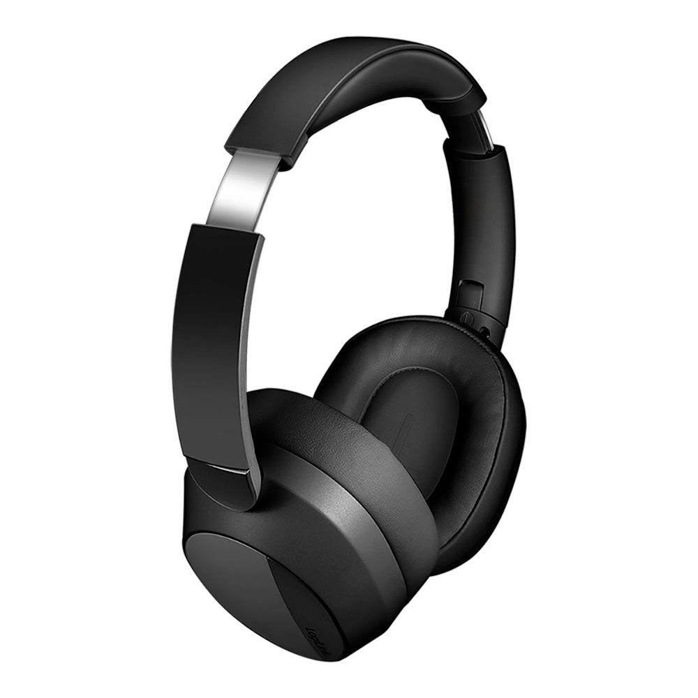 AURICULARES PLEGABLES NEGROS CON BLUETOOTH 6.0, CANCELACIÓN ACTIVA DEL RUIDO Y MICRÓFONO gallery 0