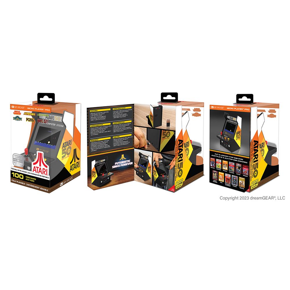 MICRO PLAYER ATARI 100 GAMES 6,75 inch gallery 4