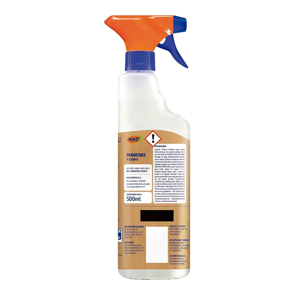 LIMPIADOR PARA MADERAS Y CUERO, AROMA MIEL Y JAZMÍN, 500 ml gallery 0