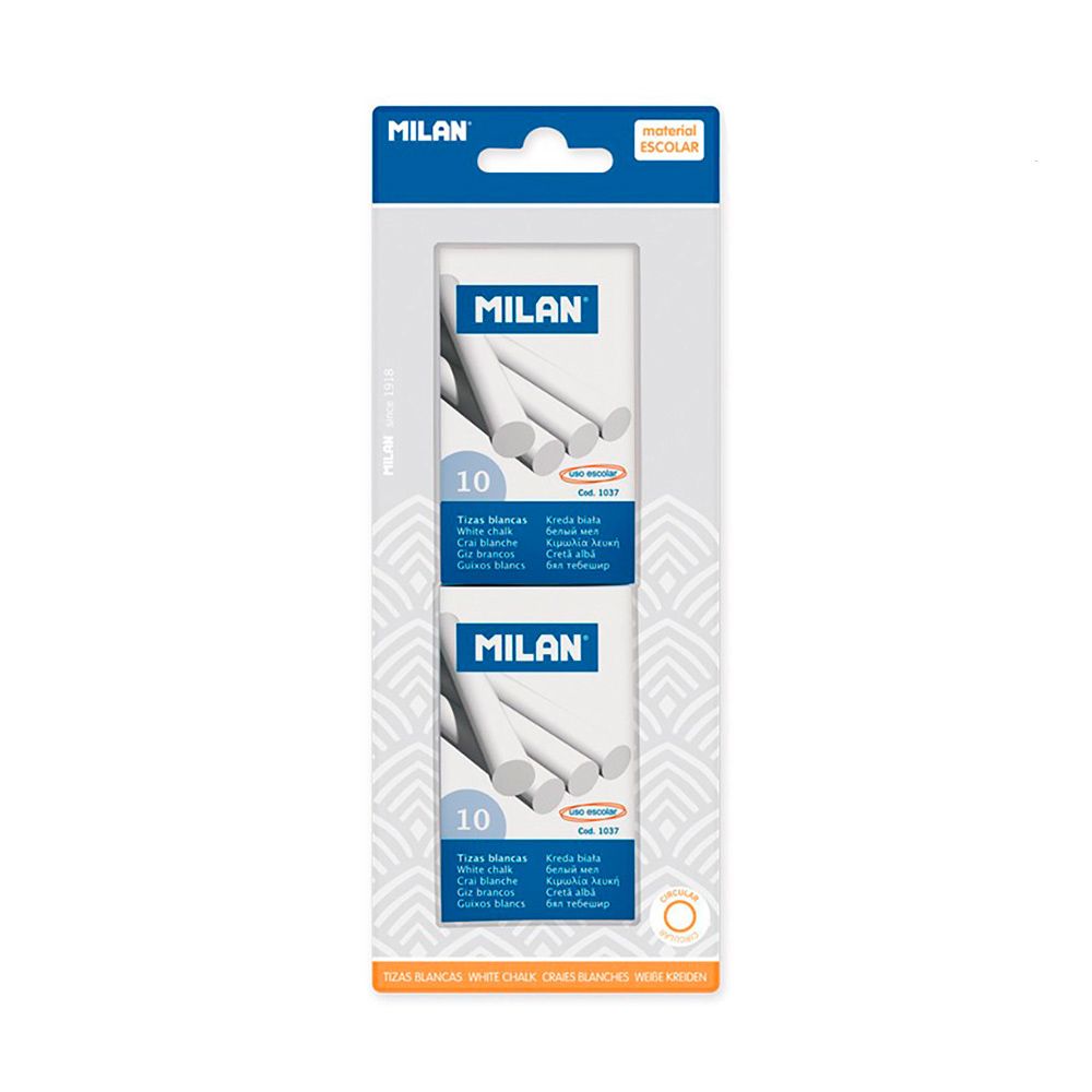 TIZAS BLANCAS, 2 CAJAS CON 10 uds