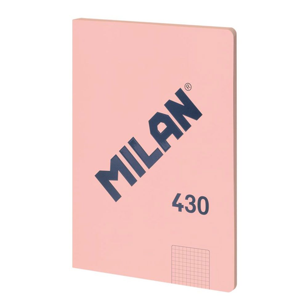 CUADERNO A4 CUADRICULADO ENCOLADO ROSA