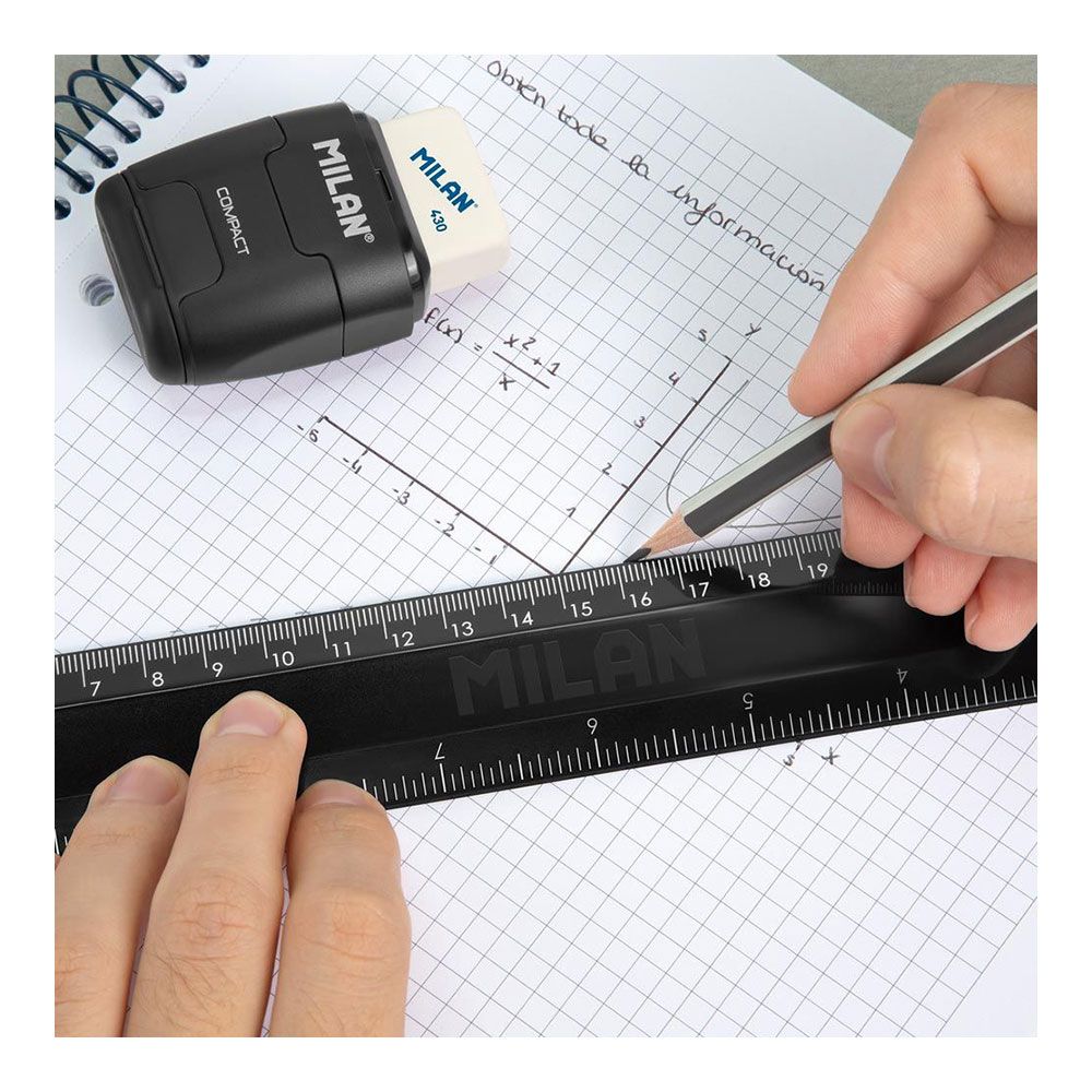 REGLA SERIE SHADOW NEGRA 30 cm gallery 1