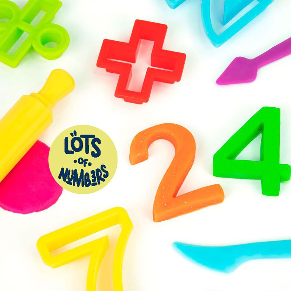 MALETÍN PASTA BLANDA SOFT DOUGH 8 BOTES 59 g CON HERRAMIENTAS "NÚMEROS gallery 2