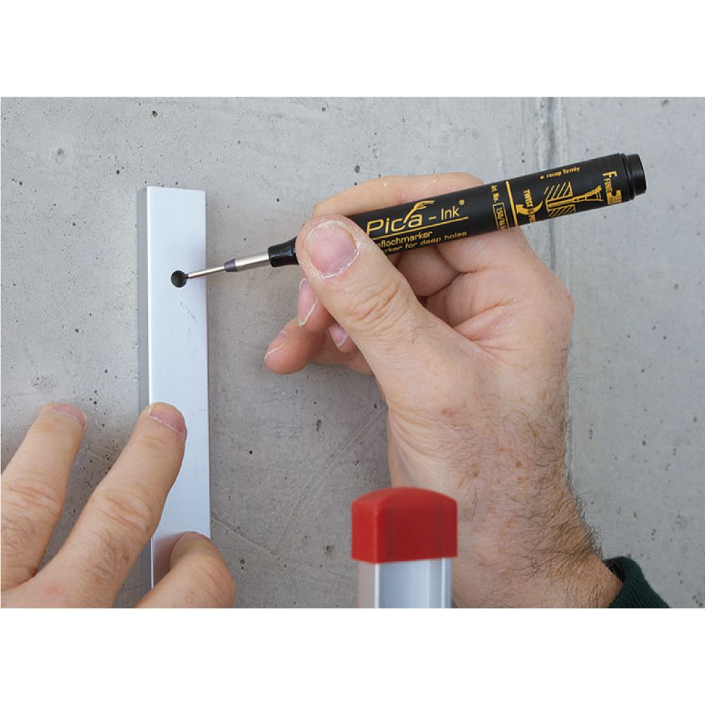 MARCADOR PERMANENTE DE TINTA PARA AGUJEROS PROFUNDOS, NEGRO gallery 0