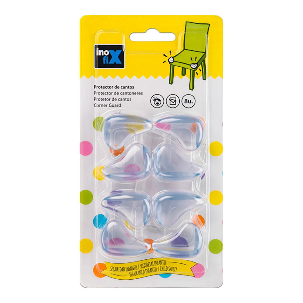PROTECTOR CANTOS TRANSPARENTE 5001-0-001 (BLISTER 8 unid.) INOFIX gallery 0