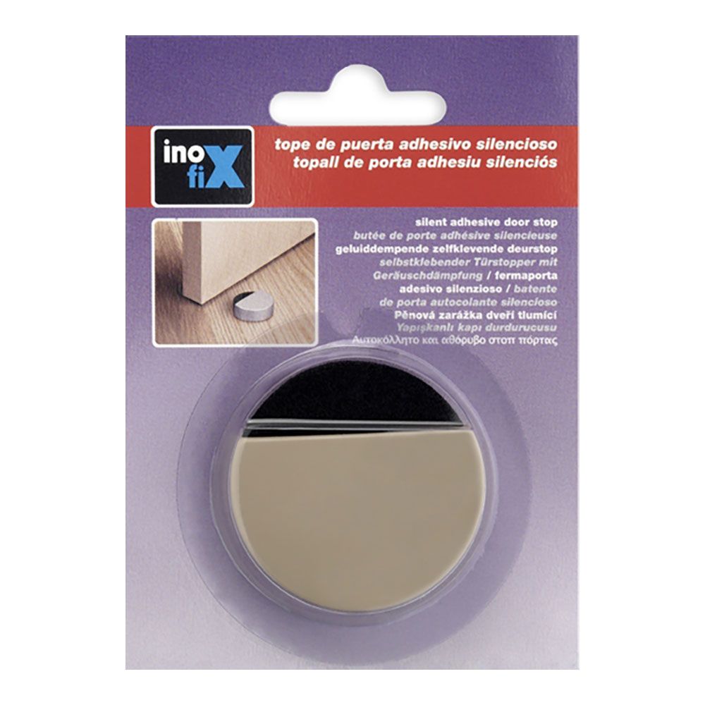 TOPE ADHESIVO SILENCIOSO BEIGE (BLISTER) INOFIX gallery 0