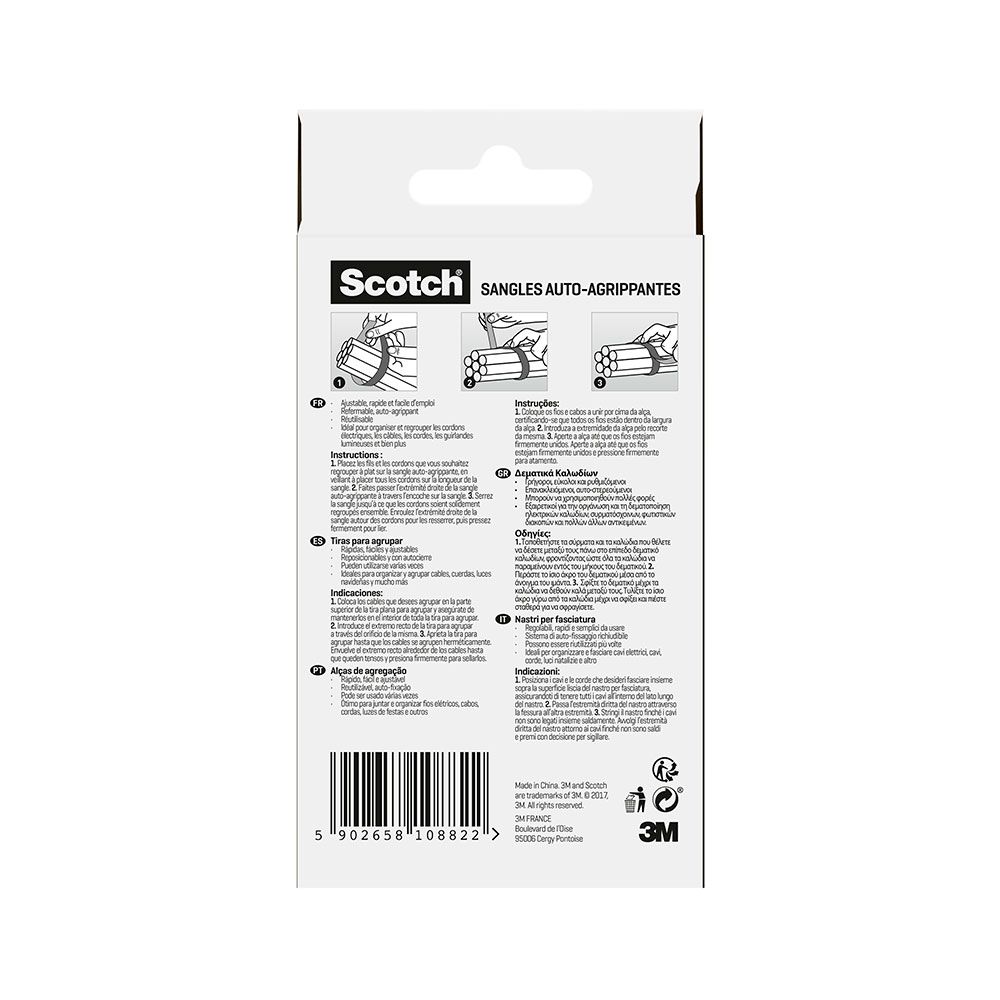 TIRA PARA AGRUPAR A MEDIDA NEGRO 19 mm x 3,65 m gallery 2