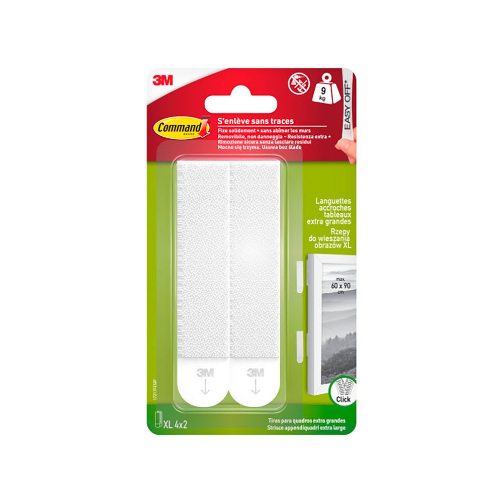 COMMAND TIRAS EXTRAGRANDES PARA COLGAR CUADROS gallery 0