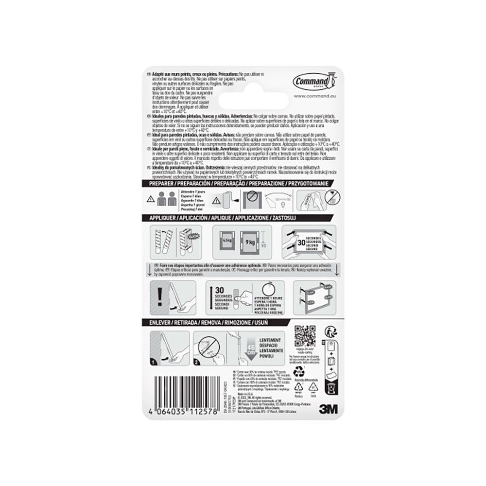 COMMAND TIRAS EXTRAGRANDES PARA COLGAR CUADROS gallery 1