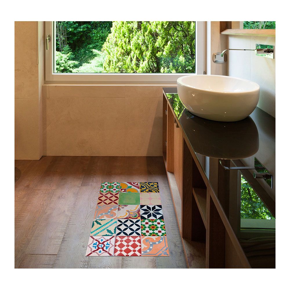 ALFOMBRA VINÍILICA MOSAICO COLOR, 45 x 75 cm gallery 0