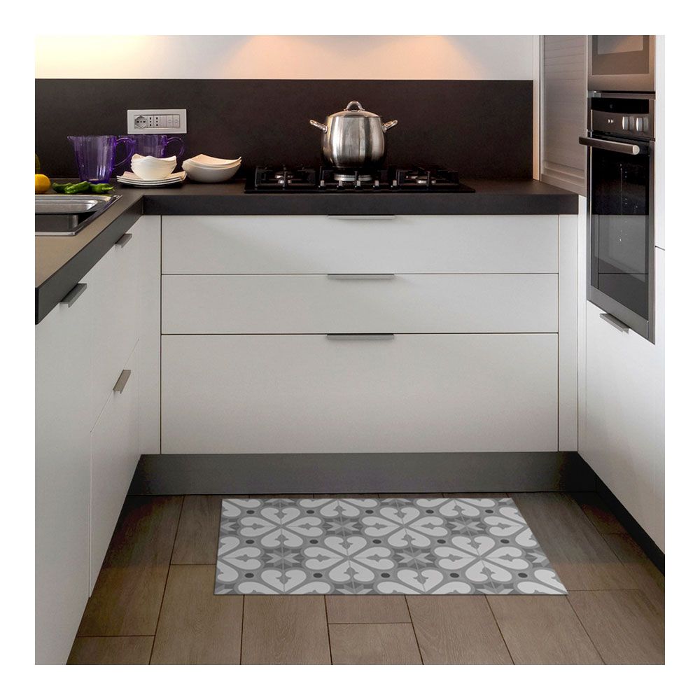 ALFOMBRA VINÍLICA BCN GRISES 45 x 75 cm gallery 1