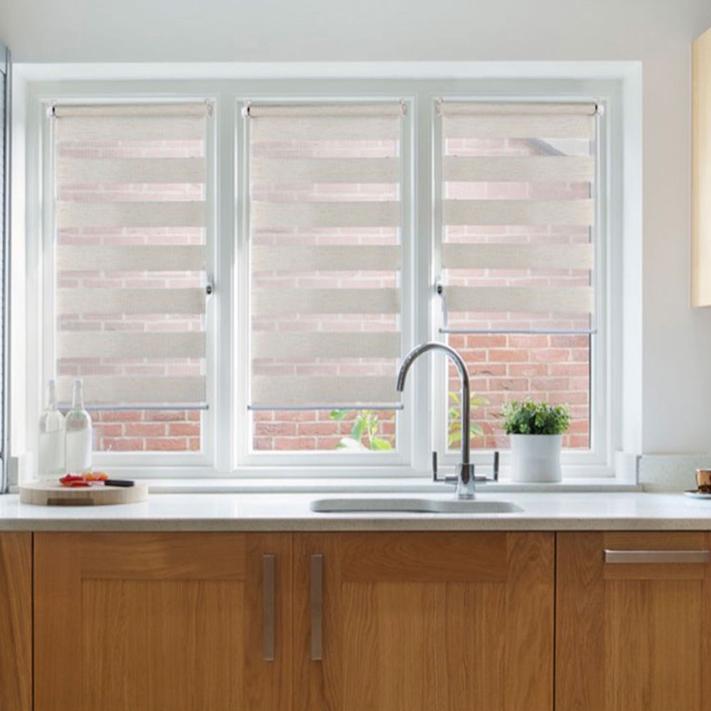 ESTOR ENROLLABLE CLIP & FIX, NOCHE & DIA, LINO 150 x 180 cm gallery 4