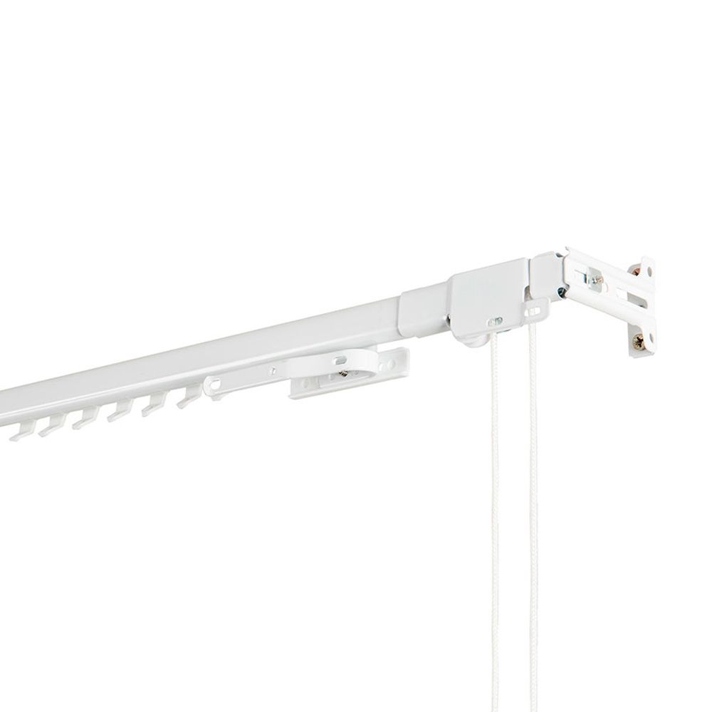 RIEL REFORZADO BLANCO EXTENSIBLE DE 160 - 300 cm gallery 0