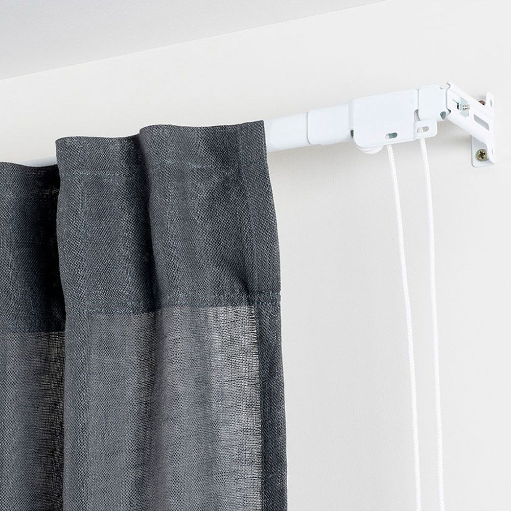 RIEL REFORZADO BLANCO EXTENSIBLE DE 160 - 300 cm gallery 2