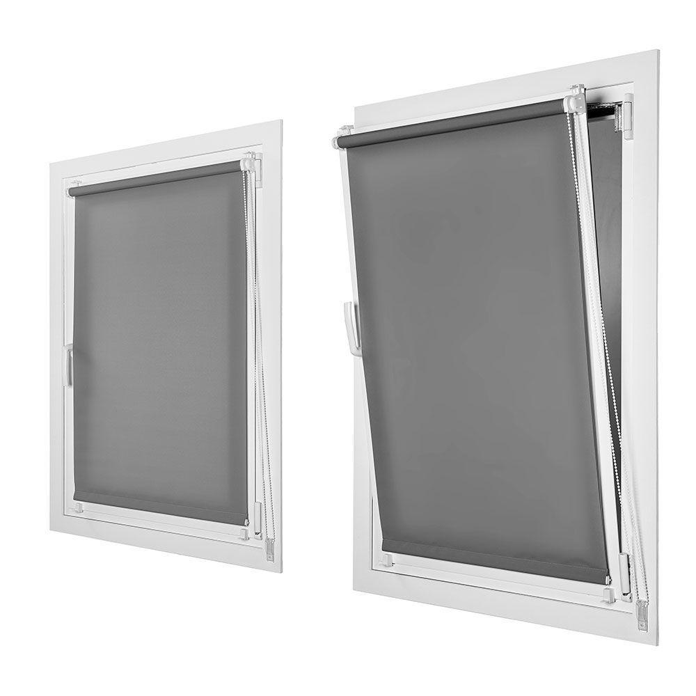 ESTOR ENROLLABLE CLIP & FIX GRIS ASFALTO 75 x 180 cm gallery 0