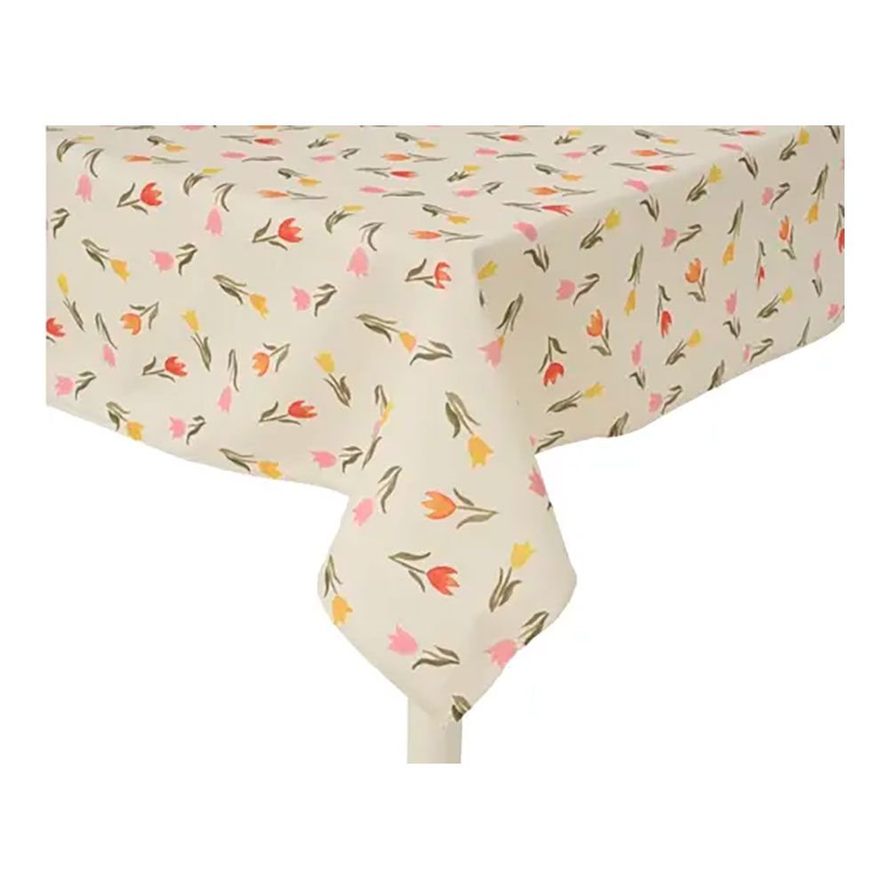 MANTEL DE POLIÉSTER Y ALGODÓN, DISEÑO DE FLORES, MODELOS VARIADOS, 140 x 250 cm gallery 0