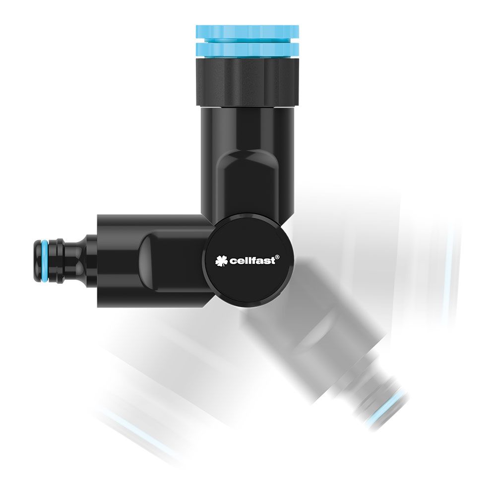 CONECTOR ANGULAR MULTIUSOS CON ROSCA HEMBRA ENERGO 6 bar, ½ pulg - ¾ pulg - 1 pulg, BLISTER gallery 0