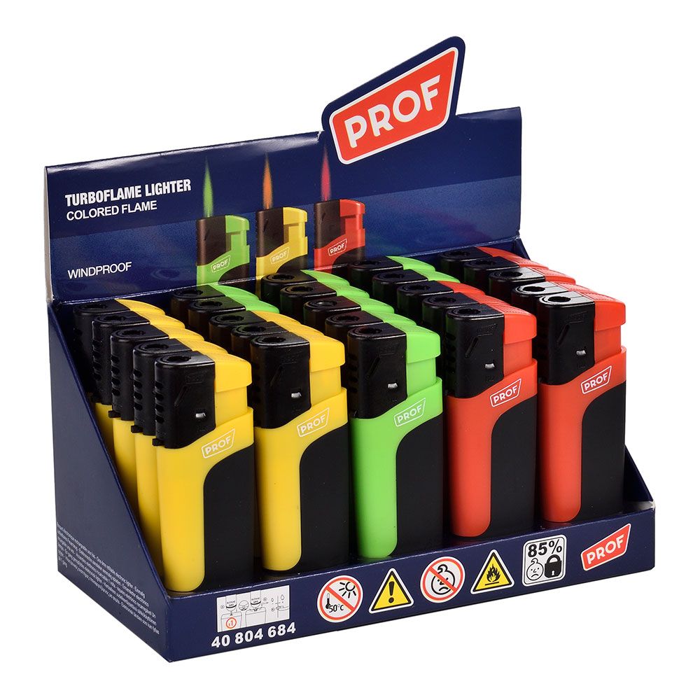 ENCENDEDOR ELECTRÓNICO TURBOFLAME, COLORES SURTIDOS