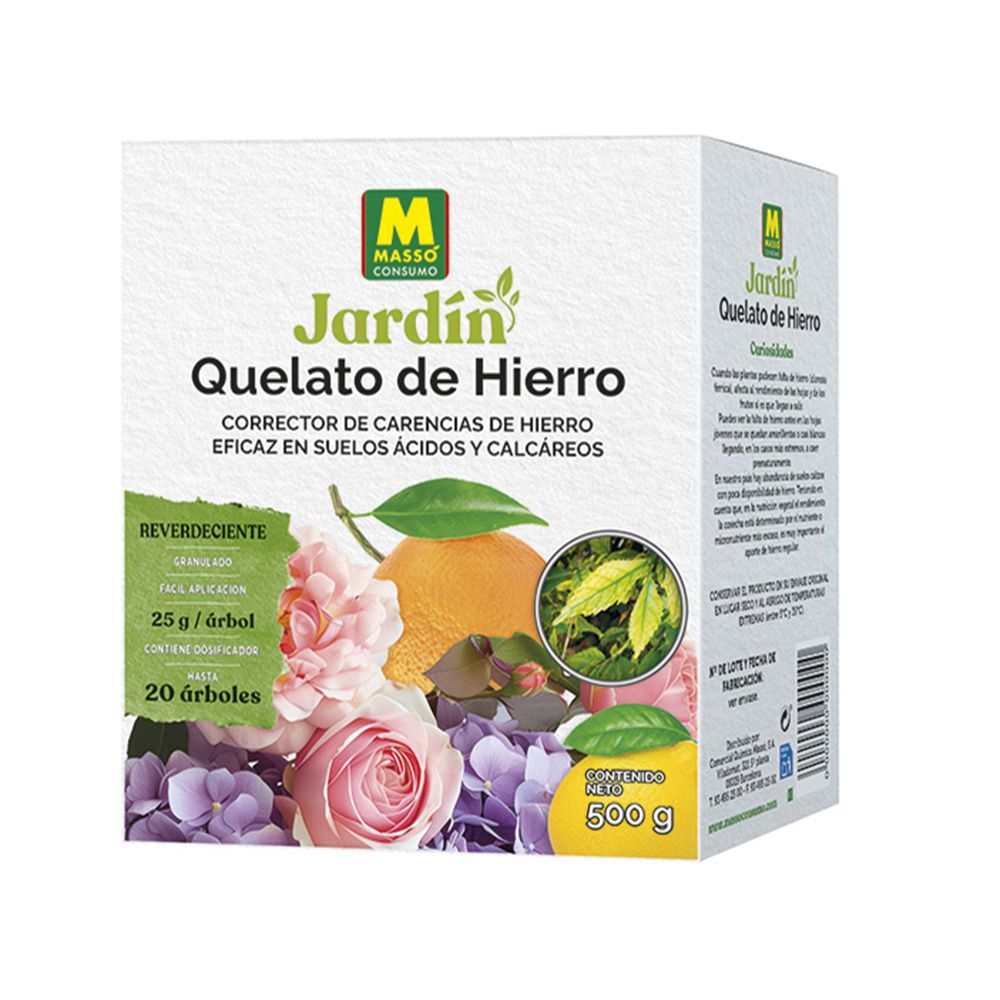 QUELATO DE HIERRO, 500 g