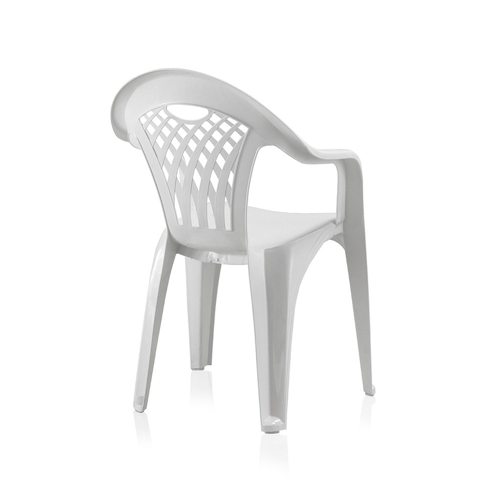 SILLA APILABLE CANCÚN, COLOR BLANCO, 54 x 58 x 86 cm gallery 0