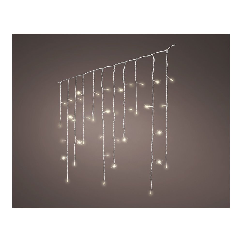 CORTINA LED "ICICLE LIGHTS" 240 LEDS, 3,6 W, MULTIFUNCIÓN, LUZ CÁLIDA, EXTERIOR, 5,8 m