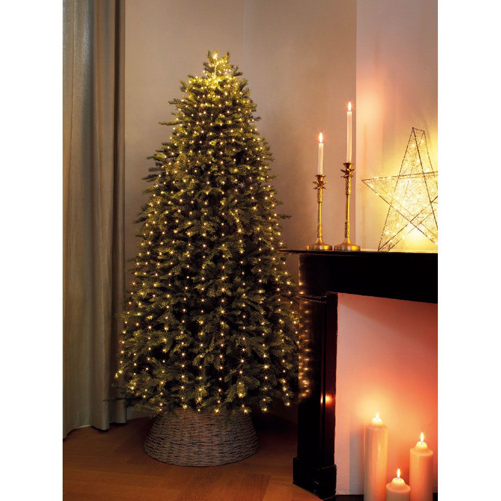 GUIRNALDA MICRO LED PARA ÁRBOL DE 180 cm, 408 LEDS, LUZ FRÍA, EXTERIOR, 6,8 m gallery 0