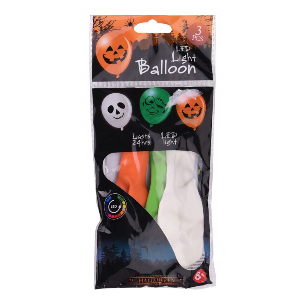 GLOBOS HALLOWEEN CON LED, MODELOS VARIADOS, 3 uds gallery 0