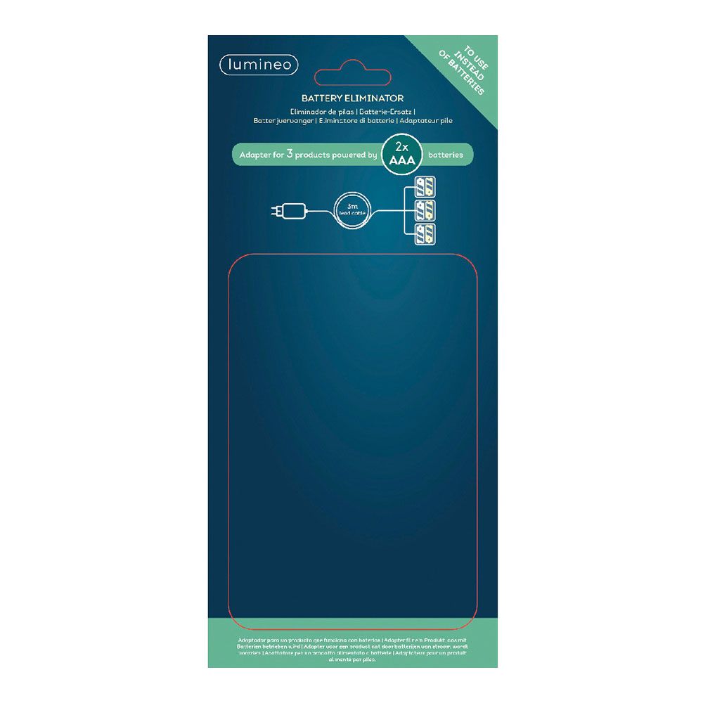 ELIMINADOR DE PILAS 4,5V PARA INTERIOR DE PRODUCTOS CON 3xAAA PARA CONECTAR 3 PRODUCTOS gallery 0