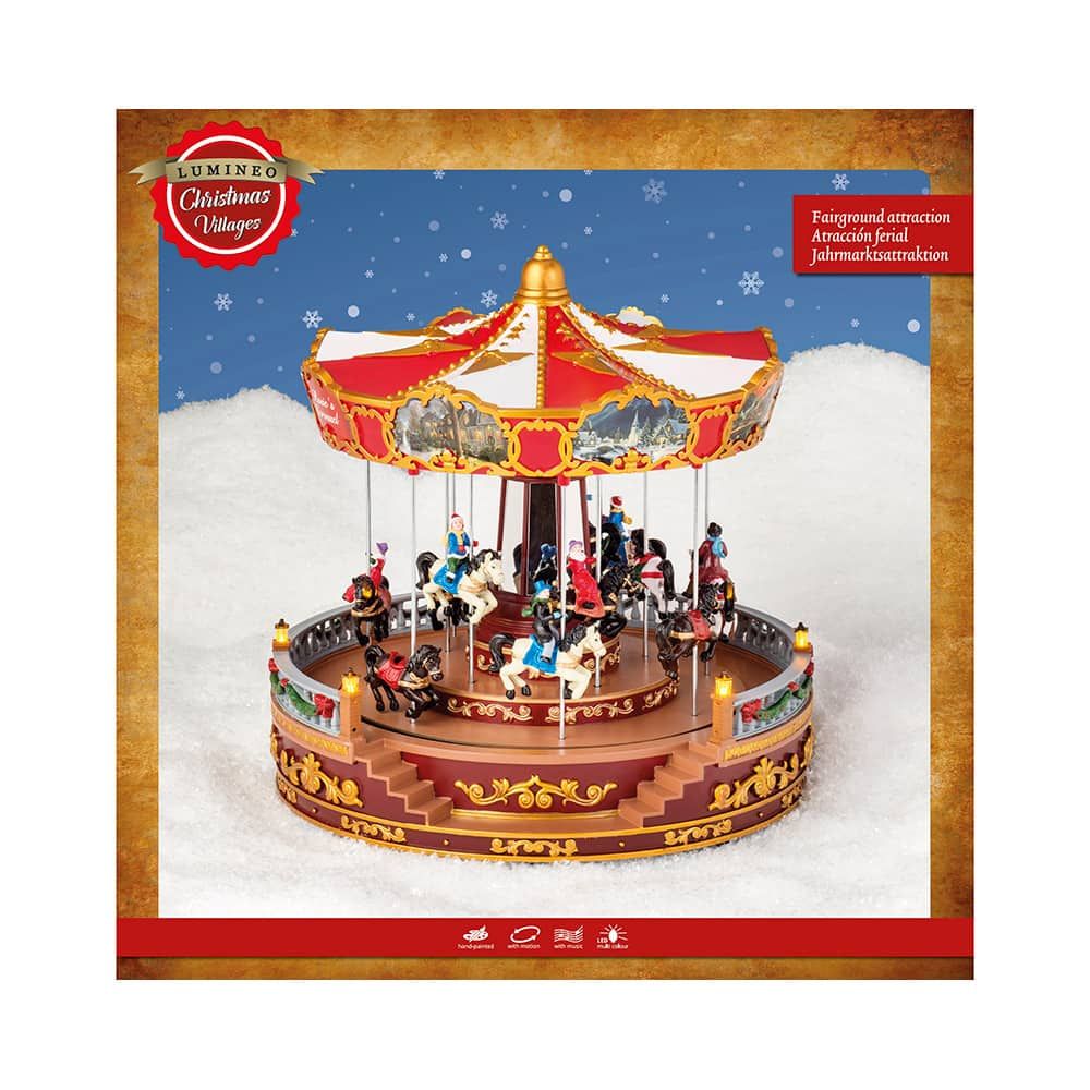 CARRUSEL DECORATIVO CON LED 31 x 31 x 28 cm gallery 1
