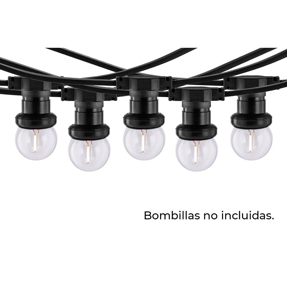 GUIRNALDA 30 PORTALÁMPARAS 2000 W 50-60 Hz 220-240 V E27 IP44 30 m