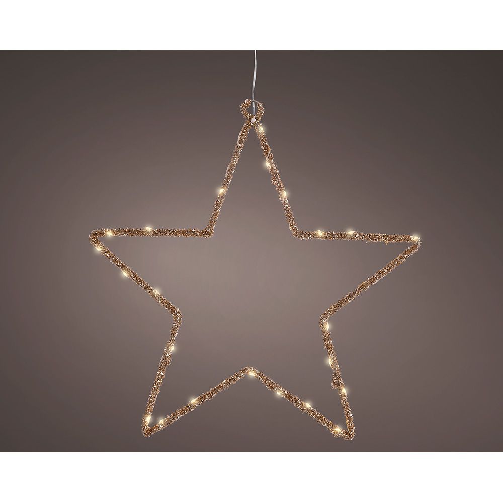 ESTRELLA LUZ LED DECORATIVA INTERIOR 38 x 38 cm gallery 0