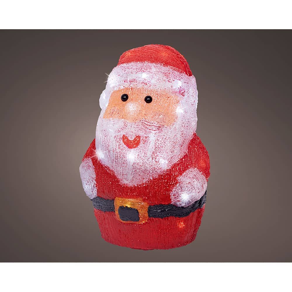 FIGURA PAPA NOEL ACRÍLICO LED, EXTERIOR, 17 x 14 x 23,50 cm gallery 0