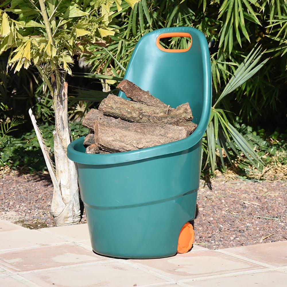 CARRO DE JARDÍN VERDE 68 l - 53 x 57 x 88,5 cm gallery 0