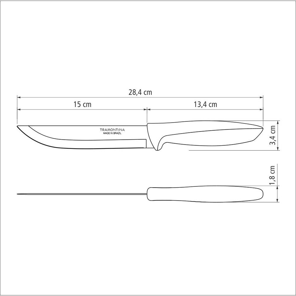 CUCHILLO COCINA PLENUS NEGRO 152,4 mm gallery 3
