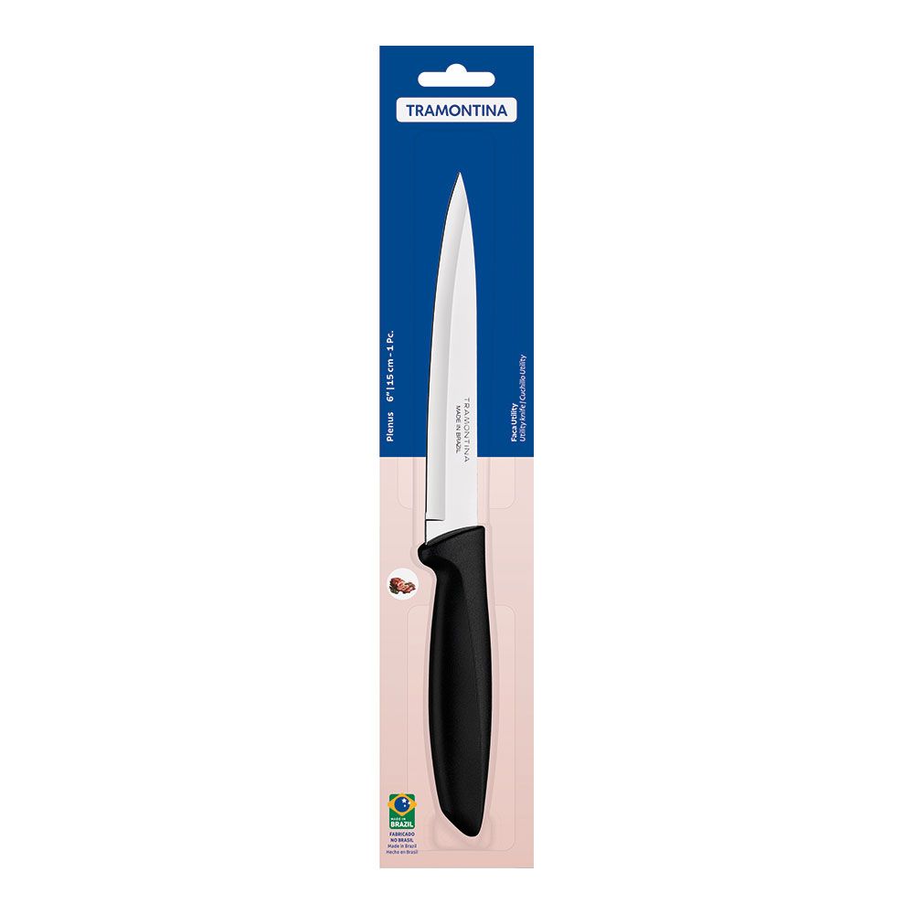 CUCHILLO UTILITY PLENUS NEGRO 153 mm gallery 0