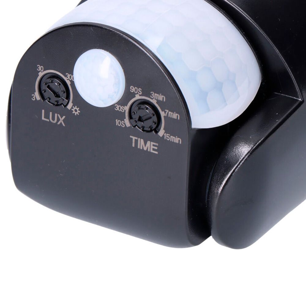 SENSOR DE MOVIMIENTO Y CREPUSCULAR 15 m IP65 NEGRO gallery 5