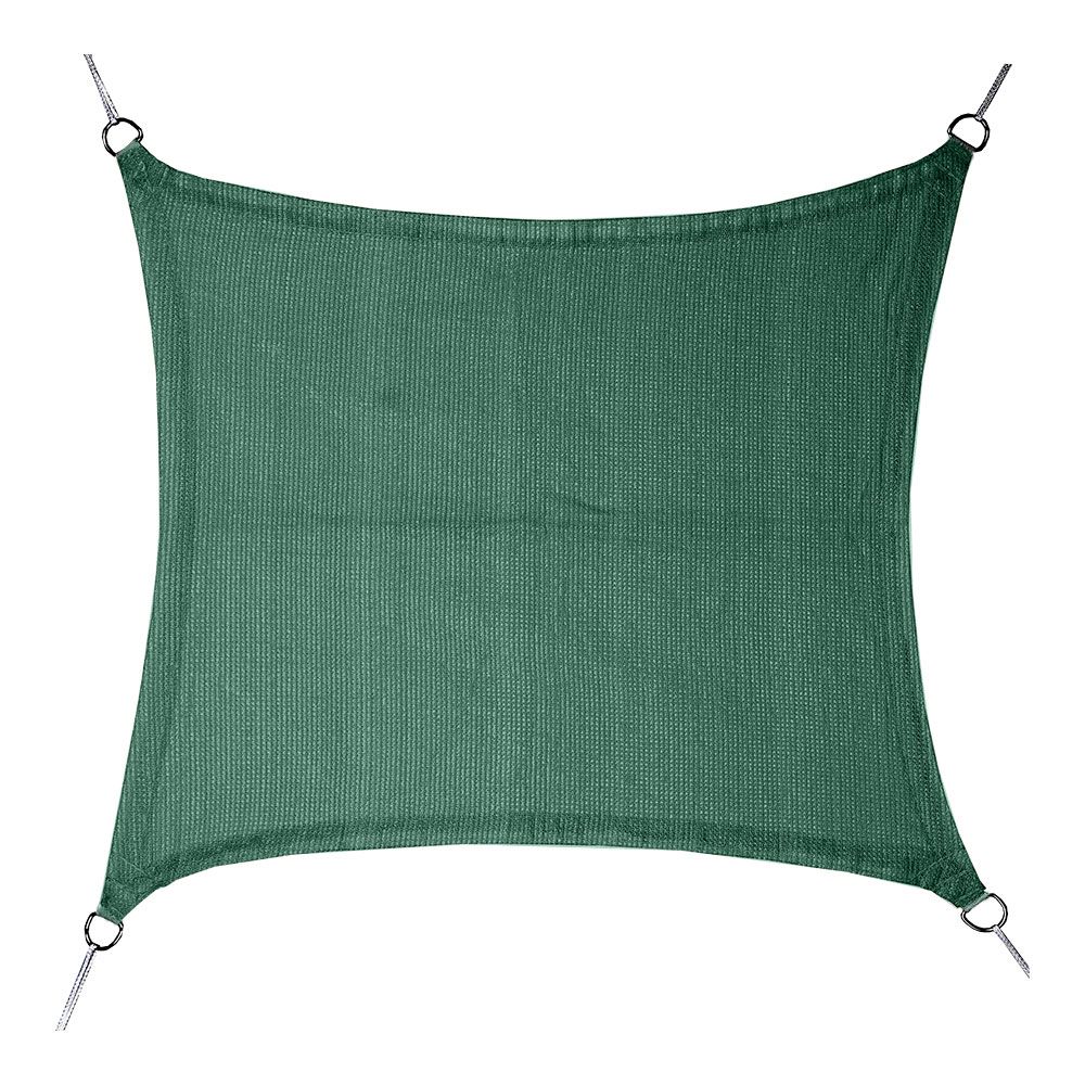 TOLDO VELA CUADRADO VERDE 3,6 x 3,6 m