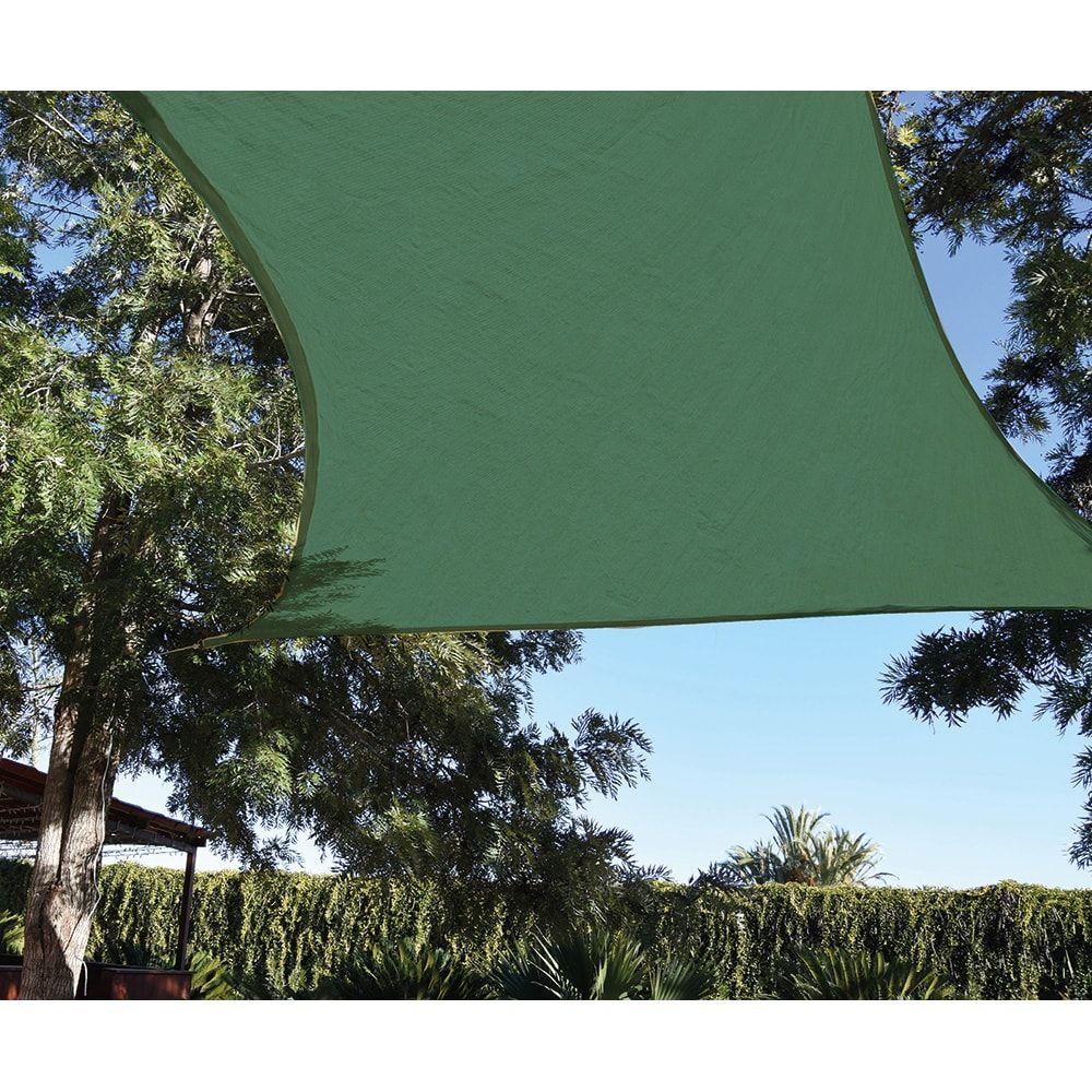 TOLDO VELA CUADRADO VERDE 3,6 x 3,6 m gallery 1