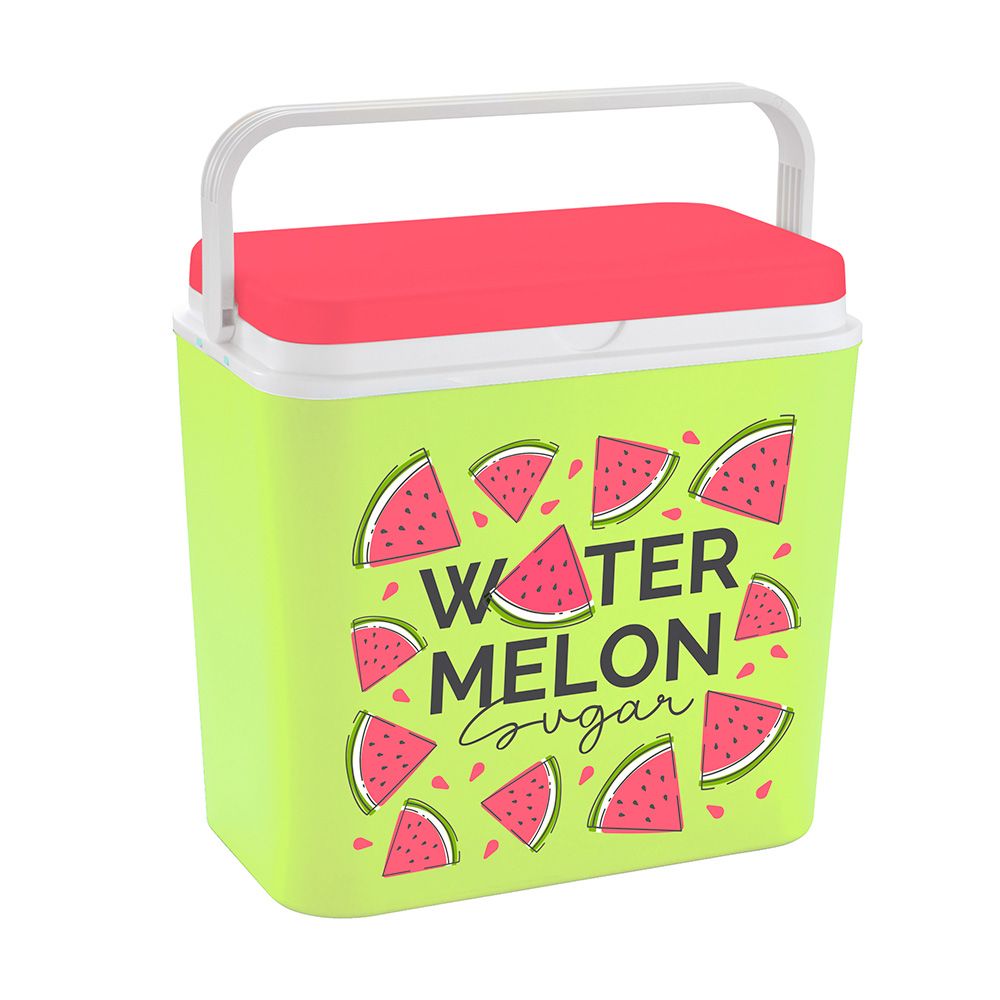 NEVERA DE CAMPING 24 l ESTAMPADO SANDÍAS 40 x 23 x 39 cm