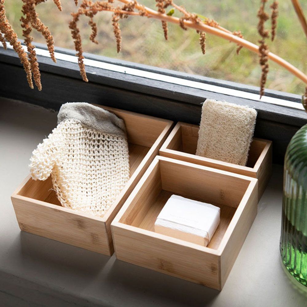 SET 3 CAJAS PARA ALMACENAJE 30 x 23 x 7 cm gallery 0