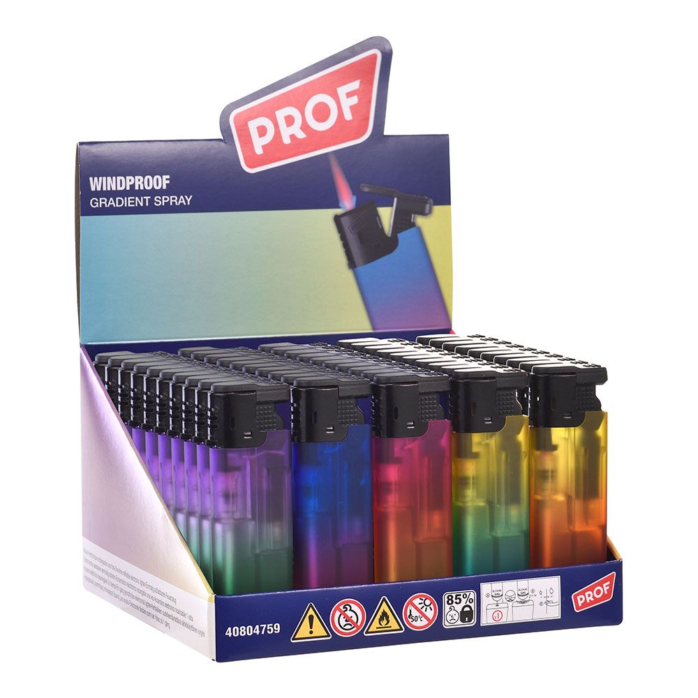ENCENDEDOR ELECTRÓNICO ANTIVIENTO GRADIENT SPRAY, COLORES SURTIDOS EURO/U gallery 2