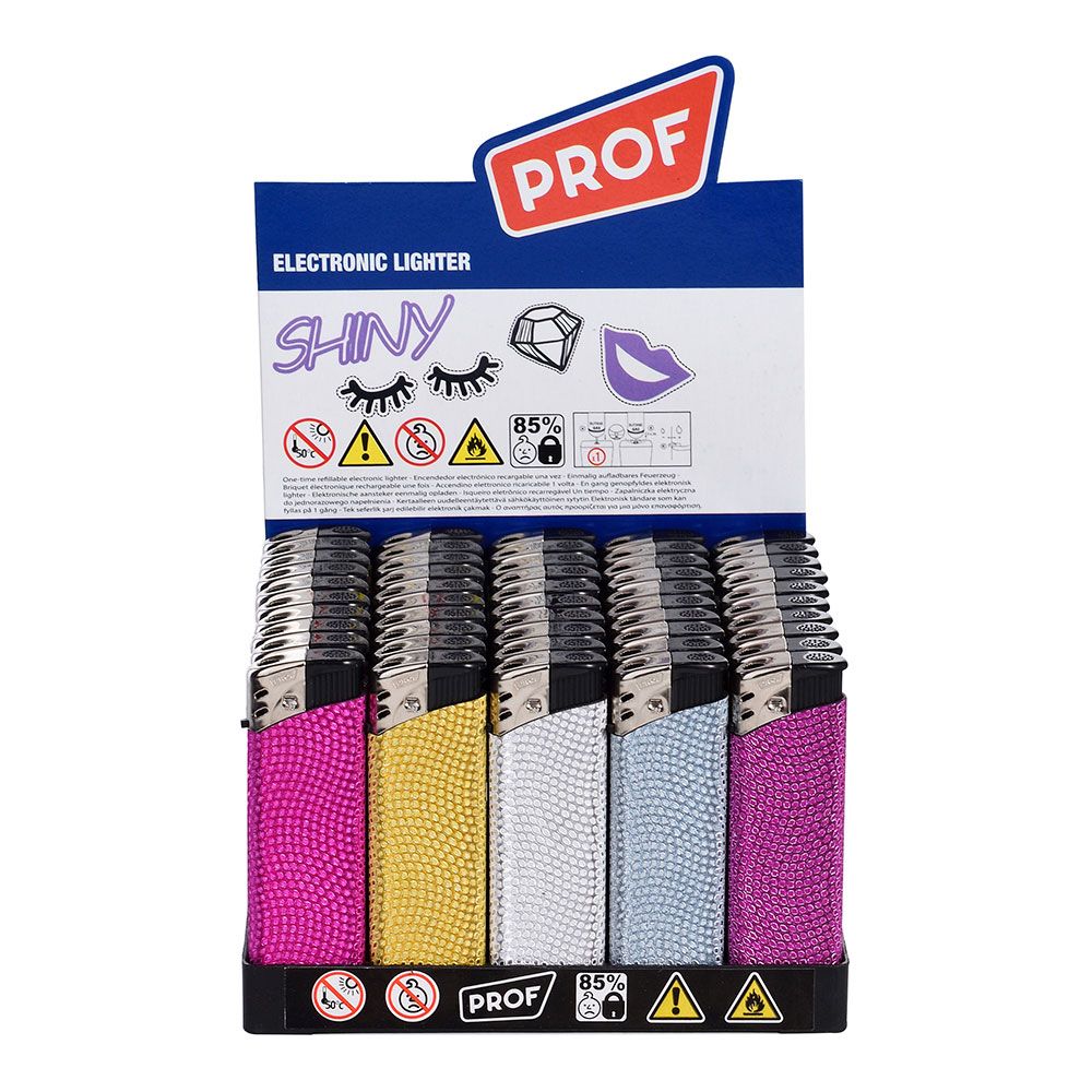 ENCENDEDOR ELECTRÓNICO SHINY, COLORES SURTIDOS EURO/U gallery 1
