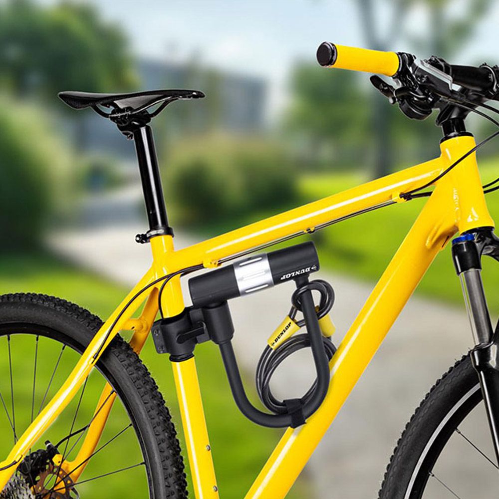 CANDADO U CON CABLE Y SOPORTE DUNLOP gallery 1