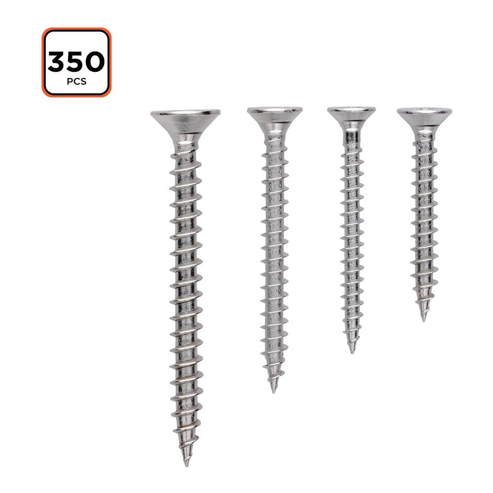 SURTIDO DE TORNILLOS PARA MADERA SS BLACK+DECKER gallery 0